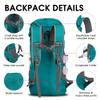 4Monster Portable Hiking Backpack,Lightweight Packable Hiking Daypack,Water Resistant Carry on Backpack for Travel Camping Outdoor (32L, Green) view 3