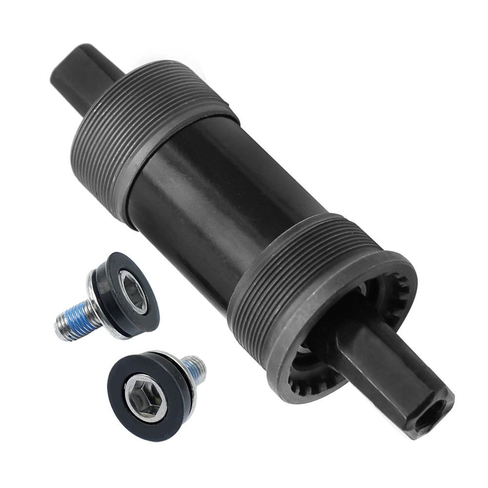 Hoypeyfiy Bike Bottom Bracket Mountain Bike Square-Taper Bottom Bracket Bicycles 68mm Replacement for Shimano Tourney TX800 Series (68x124mm)