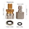 Vomeko Quick Connector for Air Tools - 1/8 BSPP Female Socket, with Fast Disconnect Coupler for Pneumatic Tools, Air Compressor Coupling.Designed for paintball or PCP airsoft view 3