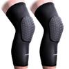 COOLOMG Basketball Knee Pads Football Protective Compression Leg Sleeves Sports Knee Support Black XS view 1
