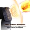 COOLOMG Basketball Knee Pads Football Protective Compression Leg Sleeves Sports Knee Support Black XS view 2