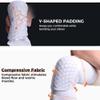 COOLOMG Basketball Knee Pads Football Protective Compression Leg Sleeves Sports Knee Support Black XS view 4