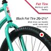 Tracer Two-Rider Adult Beach Cruiser Bike,26-Inch Wheels,Single Speed Coaster Brake, Double Bicycle for Women Men Younger Couple (grn) view 2