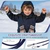 VILLCASE Mitten Clips for Toddlers Kids, Not Lost Glove Strap Kids Adjustable Winter Glove Holder Elastic Rope Neck Hanger for Children Boy Gloves view 2