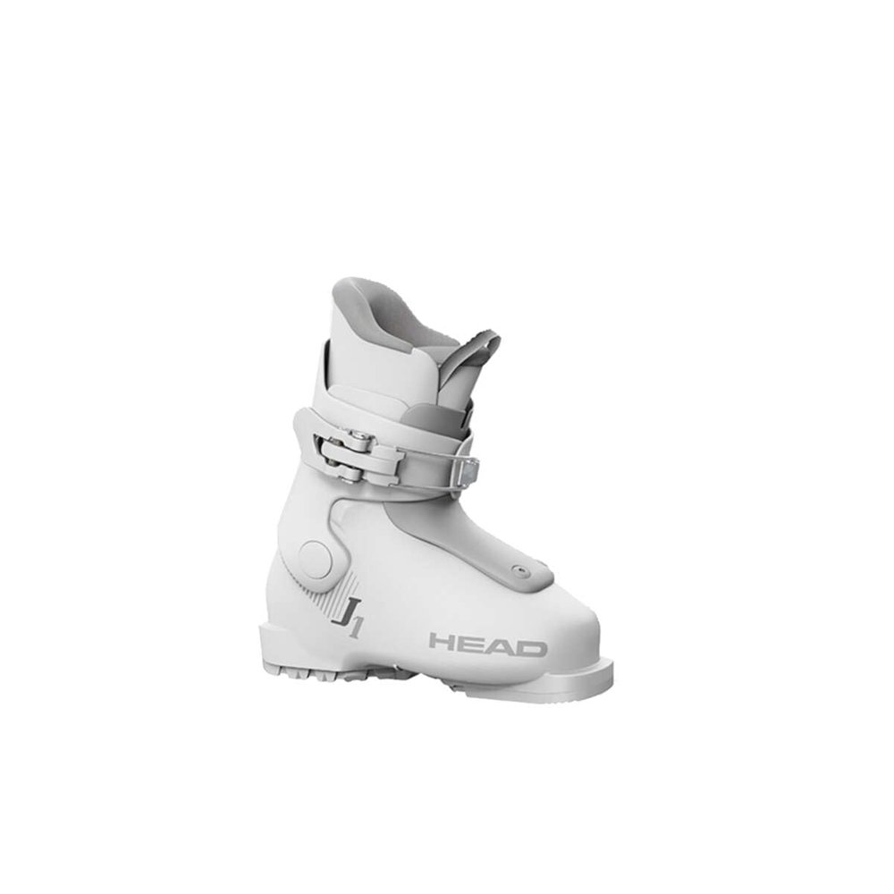 HEAD J 1 Junior Alpine Ski Boots, White/Gray, 16.5