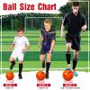 Shappy 2 Pcs Soccer Balls Bulk with Pump, Mesh Bag Official Size 3 4 5 Indoor Outdoor Colorful Soccer Ball for Practice Game Sport Soft Gift for Child Adult(Size 4,Orange) view 2