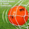 Shappy 2 Pcs Soccer Balls Bulk with Pump, Mesh Bag Official Size 3 4 5 Indoor Outdoor Colorful Soccer Ball for Practice Game Sport Soft Gift for Child Adult(Size 4,Orange) view 4