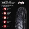 MZBZYU 100/90-19 Front Tire and Tube Set | 100/90/19 Street Tire with Low Knobby Tread | 100 90 19 All-Terrain Tread Tires view 2