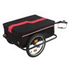 KAMNIK Bike Cargo Trailer, Large Cargo Carrier with Removable Box and Weather Resistant Fabric Anti-Rust Steel Frame and Universal Trailer Hitch Not for Kids or Animals view 2