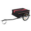KAMNIK Bike Cargo Trailer, Large Cargo Carrier with Removable Box and Weather Resistant Fabric Anti-Rust Steel Frame and Universal Trailer Hitch Not for Kids or Animals view 3