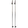 Whitewoods Unisex Cross Trail Lightweight 15mm Tapered Shaft Winter Sports Touring Nordic Ski Poles with Adjustable Padded Strap, Brown/Black, 145 view 1