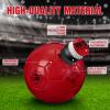 Shappy 2 Pcs Soccer Balls Bulk with Pump, Mesh Bag Official Size 3 4 5 Indoor Outdoor Colorful Soccer Ball for Practice Game Sport Soft Gift for Child Adult(Size 5,Red) view 3