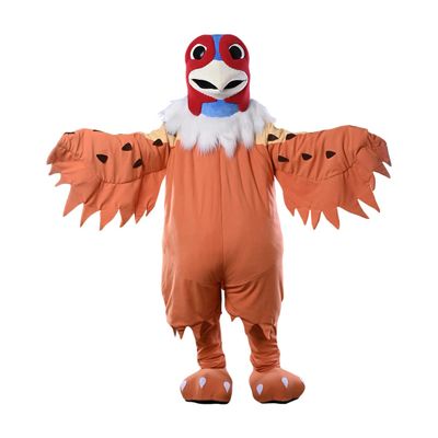 Orange Turkey Mascot Costume Stuffed Lovely Animal Cartoon For Adults
