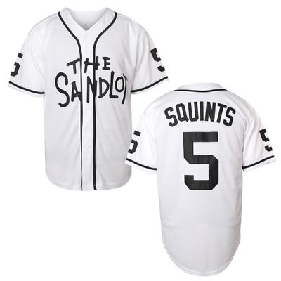 Bel Air Jersey Shirt Sleeve Benny 'The Jet' Rodriguez #30 The Sandlot Legends T Shirt 3D Print Fashion Baseball Jersey S-3XL(5 White,Large)