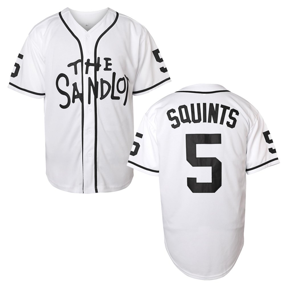 Bel Air Jersey Shirt Sleeve Benny 'The Jet' Rodriguez #30 The Sandlot Legends T Shirt 3D Print Fashion Baseball Jersey S-3XL(5 White,Large)