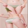 abandi 6 Pack Womens Silk String Bikini Satin Panties Soft Smooth Briefs Frill Trim Ruched Cheeky Underwear, Size L view 2