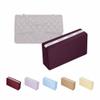 Purse Pillow for Luxury Bags, Memory Foam Handbag Shaper with Satin Fabric, Bag Shaper Pillow for Chanel Classic Flap Mini Handbags, Helps Maintain Shape, for Storage and Travel(Cassis, CF Mini) view 1