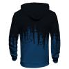 Ymosrh Mens Hoodies Printed Novelty Pullover Hooded Sweatshirt Lightweight Big and Tall Sweaters for Men Pullovers (M, Blue) view 3