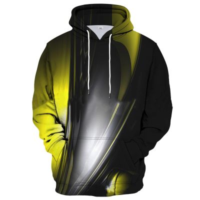 Ymosrh Fashion Sweatshirts for Men, Casual Graphic Hoodies Lace Up Long Sleeve Hooded Sweatshirt Mens Athletic Workout Sweat Shirts (5XL, Yellow)