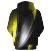 Ymosrh Fashion Sweatshirts for Men, Casual Graphic Hoodies Lace Up Long Sleeve Hooded Sweatshirt Mens Athletic Workout Sweat Shirts (5XL, Yellow) view 2