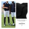 BESPORTBLE 1pair Soccer Shin Guard Sleeves Non- Design Breathable Football Shin Guard Socks for Training Fits Pu Material for Sports and Outdoor Activities view 2