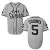 Bel Air Jersey Shirt Sleeve Benny 'The Jet' Rodriguez #30 The Sandlot Legends T Shirt 3D Print Fashion Baseball Jersey S-3XL(5 Grey,Large) view 1