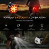 Bike Lights Kit 9LED Bike Headlights High & Low Beams, Ultra-Light and Bright Bicycle Lights, Waterproof Bike Lights for Night Riding, USB-C Bicycle Front and Rear Lights (VTG9) view 4