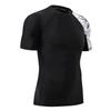 Men's Short Sleeves Sun Shirts UV Sun Protection UPF 50+ Rash Guard Black Lion XL view 3