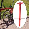 Bike Rear Dropout Bicycles Derailleur Hanger Alignment Gauge, Rule Tool Hook Calibration Tool Bikes Road Bikes (Red) view 4