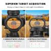 MidTen 3-9x32 5-in-1 Scope Combo with Dual Illuminated Rangefinder Reticle Scope, Laser Sight, Red Dot Sight, Flashlight with 20mm Mount, Green view 3