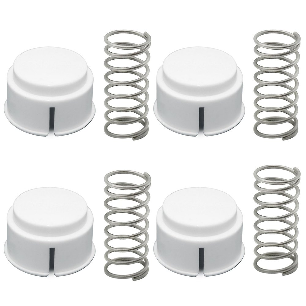 Ebrmeiwo Cooler Replacement Button and Spring, OEM Replacement Kit, Fit for Playmate ArmorTM Model 43400 (4 Sets)