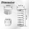 Ebrmeiwo Cooler Replacement Button and Spring, OEM Replacement Kit, Fit for Playmate ArmorTM Model 43400 (4 Sets) view 2