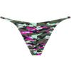 Botmois Men Mini Cheek Underwear Pouch Skimpy Briefs Stretchy Ruched Back Swimwear Soft Posing Bikini Pink Camouflage XL view 3