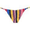 Botmois Men Mini Cheek Underwear Pouch Skimpy Briefs Stretchy Ruched Back Swimwear Soft Posing Bikini Big Red Stripe L view 2