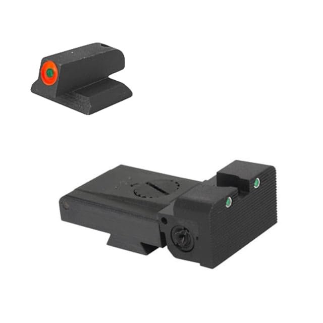 Kensight Springfield Rounded Blade Tritium Rear Sight, Orange, 981-253 220253