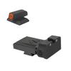 Kensight Springfield Rounded Blade Tritium Rear Sight, Orange, 981-253 220253 view 1