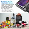 BROTOU Drawstring Bag Heavy Duty Mesh Gym Bag with Pocket for Swimming Yoga Beach Laundry view 4