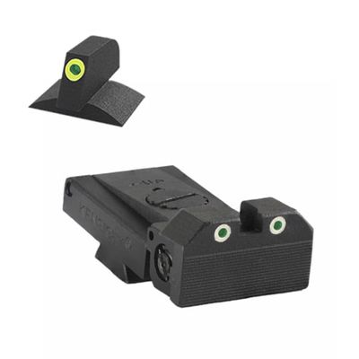 Kensight LPA TRT Contoured Tritium Adjustable Rear Night Sight, Green, 990-255