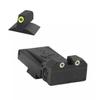 Kensight LPA TRT Contoured Tritium Adjustable Rear Night Sight, Green, 990-255 view 1