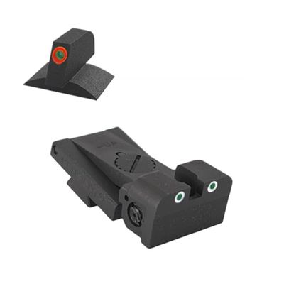 Kensight Bomar BMCS Adjustable Tritium Dot Rear Night Sight, Orange, 980-093 980093