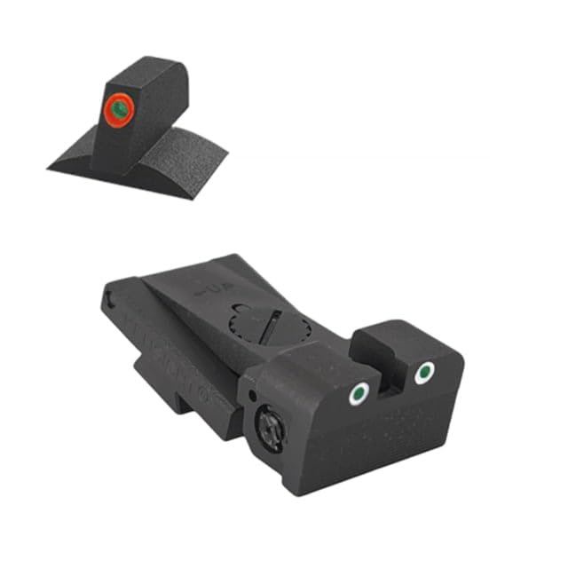 Kensight Bomar BMCS Adjustable Tritium Dot Rear Night Sight, Orange, 980-093 980093