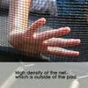 CIRONI Trampoline Enclosure Safety Net with Dual-Headed Zippers 6ft 8ft 10ft 12ft 13ft 14ft 16ft Replacement Trampoline Net Frence for 6/8/12 Straight Poles Round Frame view 3