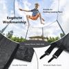 CIRONI 6ft/8ft/10ft/12ft/13ft/14ft/16ft Replacement Safety Net, Trampoline Enclosure Net with Double-Headed Zippers & Safe Buckles, Trampolines Protective Net for Kids, No Pole view 3