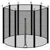 CIRONI Replacement Trampoline Safety Net, 6FT 8FT 10FT 12FT Trampoline Enclosure Safety Nets, Easy to Fit Indoor Outdoor Trampolines Protective Net for Kids, Net Only view 2