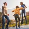 CIRONI 6ft/8ft/10ft/12ft/13ft/14ft/16ft Replacement Safety Net, Trampoline Enclosure Net with Double-Headed Zippers & Safe Buckles, Trampolines Protective Net for Kids, No Pole view 4
