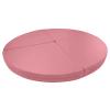 3ft/4ft/5ft/6ft Wide Pole Crash Mat 4" Thick, Pole Dance Mat, Fitness Gymnastic Yoga Safety Protection Pad, Foldable Shock Absorption Round Pole Dance Crash Mat ( Color : Pink 1 , Size : 140cm/4.6ft/5 view 1
