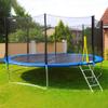CIRONI Trampoline Replacement Safety Enclosure Net for 6ft/8ft/10ft/12ft Round Frame Trampolines, Breathable and Weather-Resistant, Net Only view 4