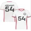 Custom Soccer Jersey with Name Number Team Logo Personalized Soccer V-Neck Shirt for Youth X-Large White view 2