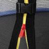 CIRONI Replacement Trampoline Safety Net, 6/8/10/12FT Enclosure Surround Netting with Dual-Headed Zippers, Protection Buckles & Enhanced Hook, Fits for Round Frame Trampolines, Net Only view 2