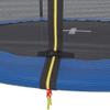 CIRONI Replacement Trampoline Safety Net, 6/8/10/12FT Enclosure Surround Netting with Dual-Headed Zippers, Protection Buckles & Enhanced Hook, Fits for Round Frame Trampolines, Net Only view 3